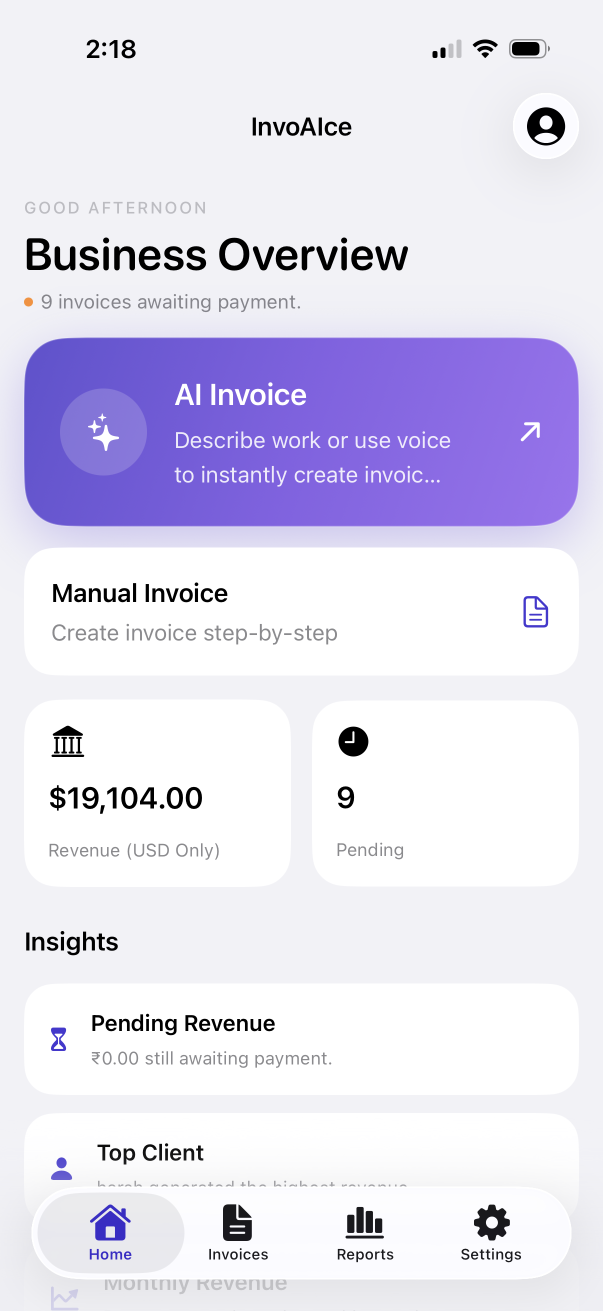 InvoAIce Screenshot